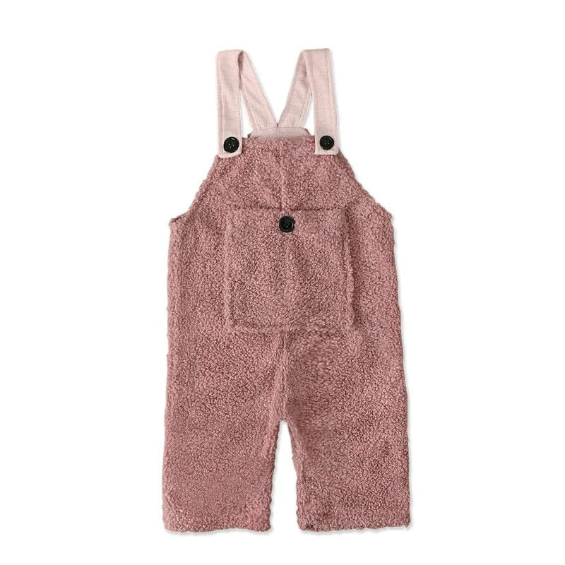 Cozy Kids' Fleece Jumpsuit with Big Pockets - JAC