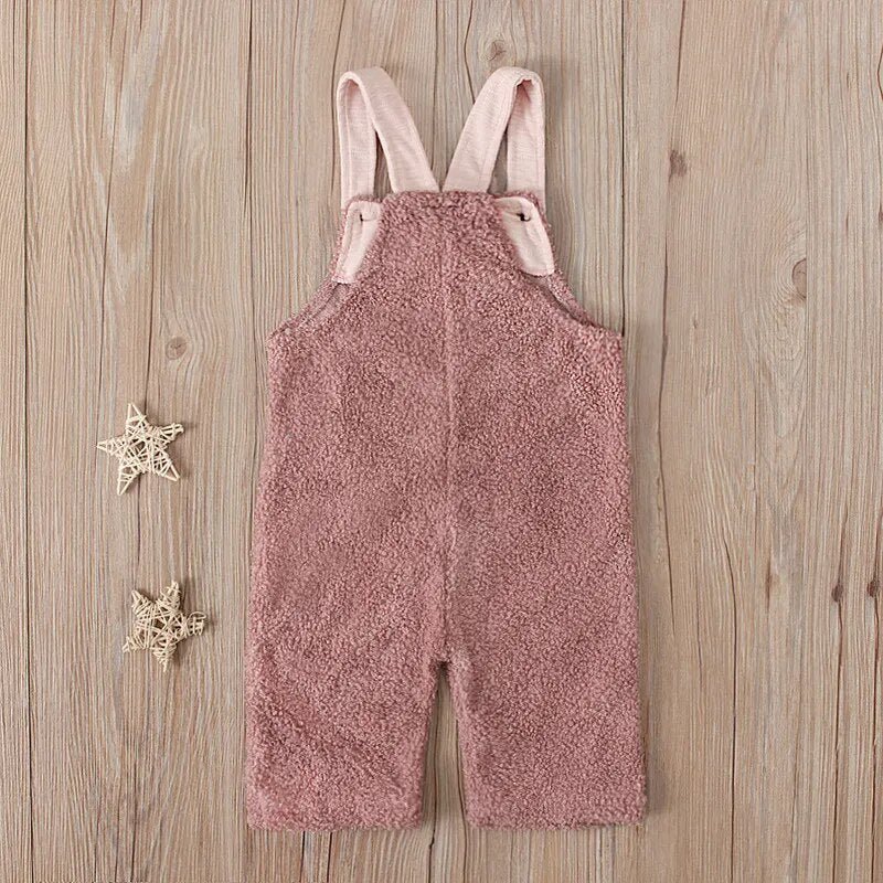 Cozy Kids' Fleece Jumpsuit with Big Pockets - JAC