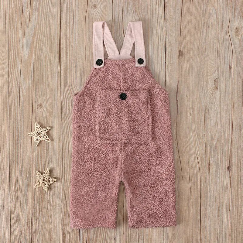 Cozy Kids' Fleece Jumpsuit with Big Pockets - JAC