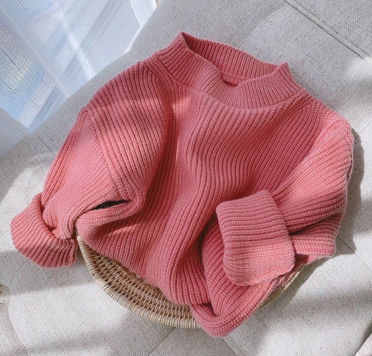 Cozy Kids' Round Neck Sweater - JAC