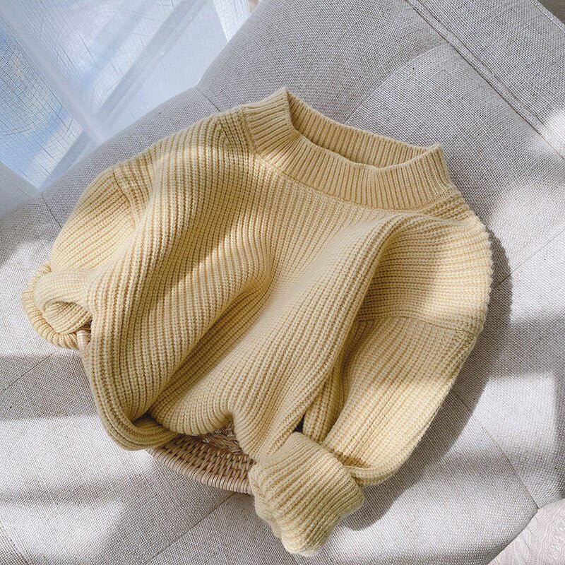 Cozy Kids' Round Neck Sweater - JAC