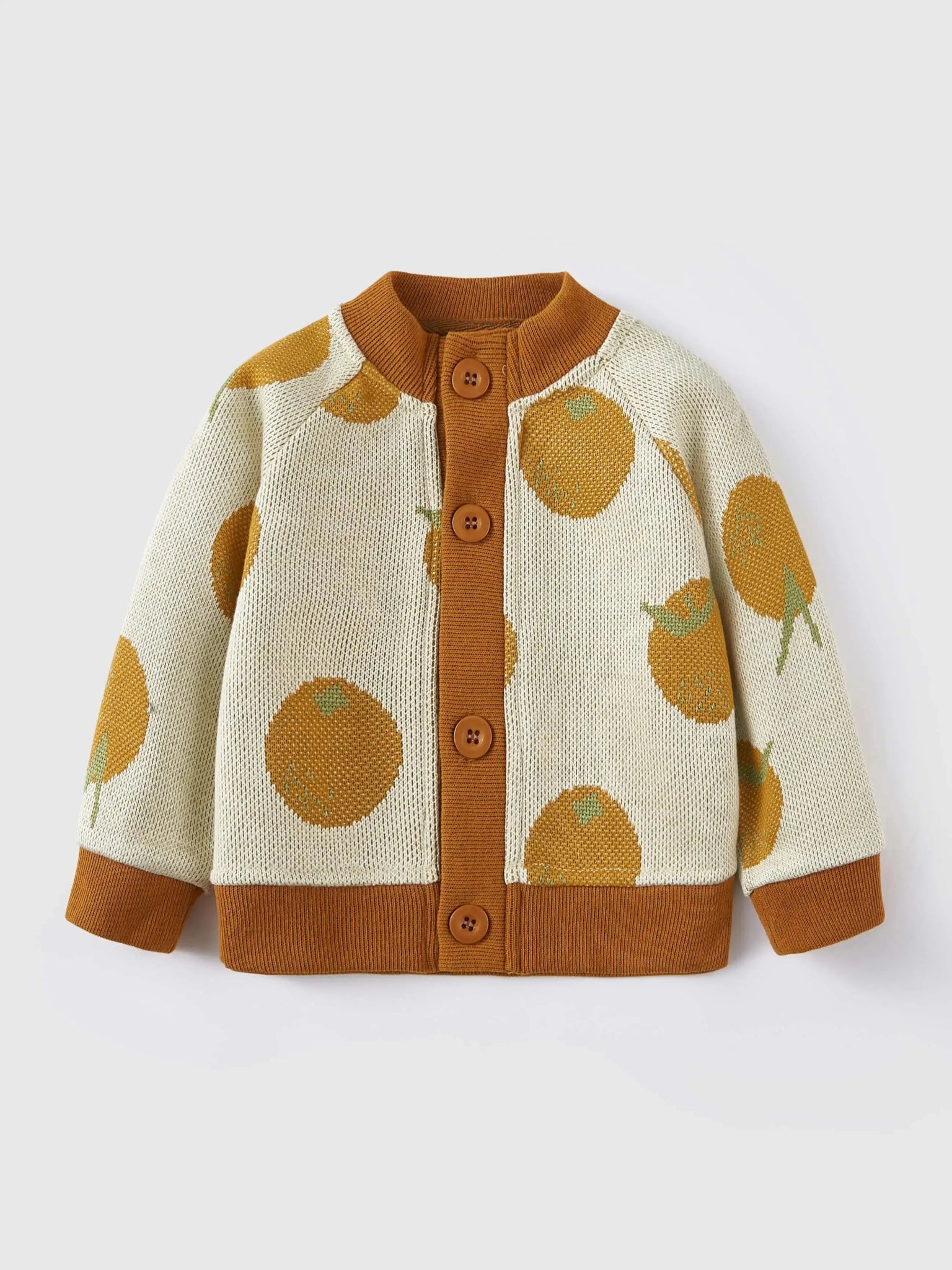 Cozy Knit Patterned Kids Cardigan - JAC