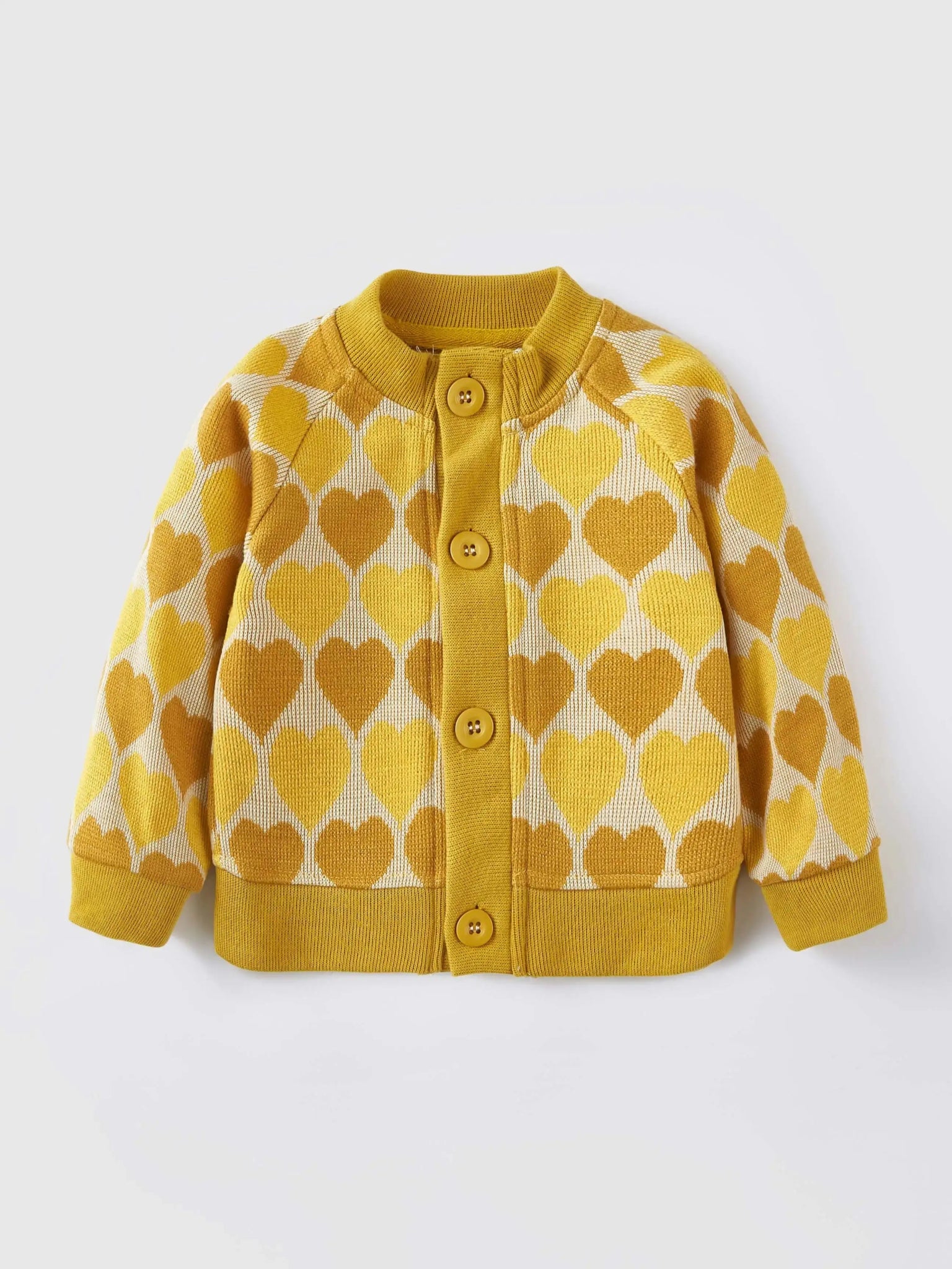 Cozy Knit Patterned Kids Cardigan - JAC