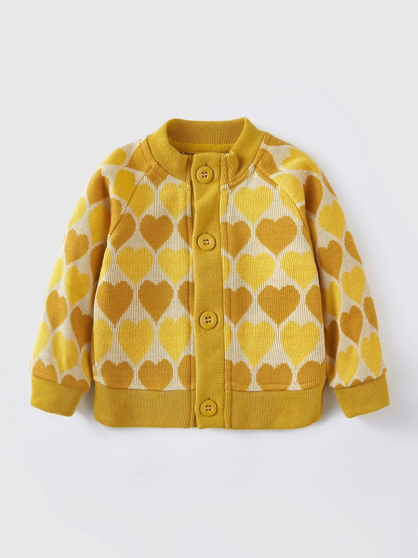 Cozy Knit Patterned Kids Cardigan - JAC