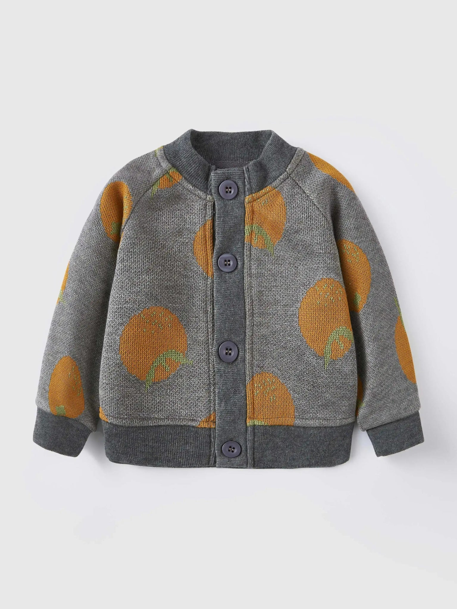 Cozy Knit Patterned Kids Cardigan - JAC