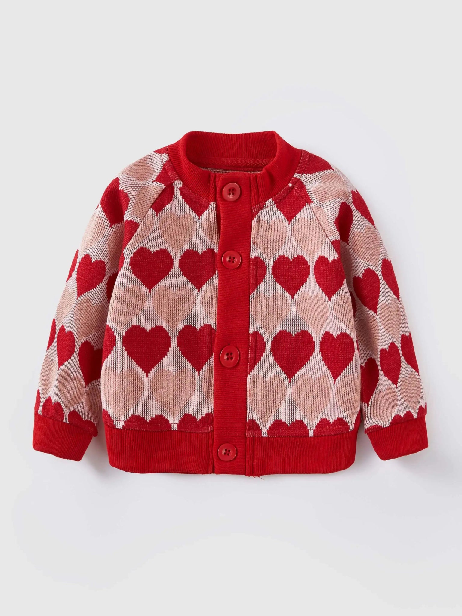 Cozy Knit Patterned Kids Cardigan - JAC