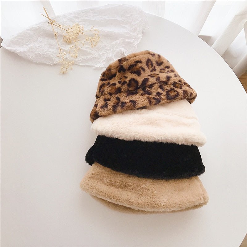 Cozy Teddy Bear Bucket Hat - Unisex, One Size - JAC