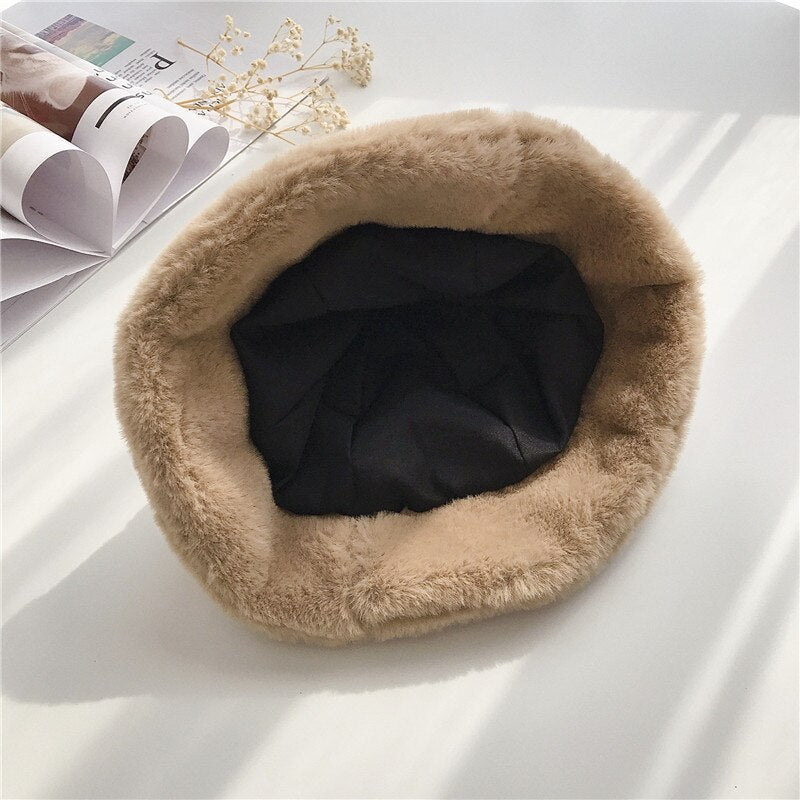 Cozy Teddy Bear Bucket Hat - Unisex, One Size - JAC