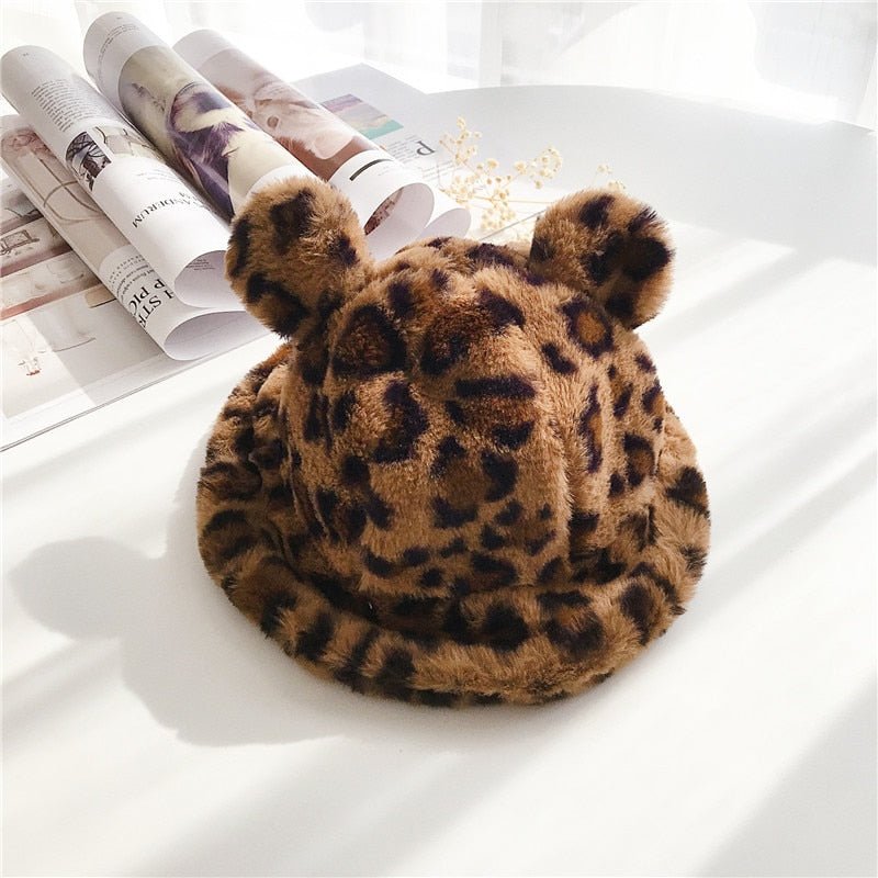 Cozy Teddy Bear Bucket Hat - Unisex, One Size - JAC