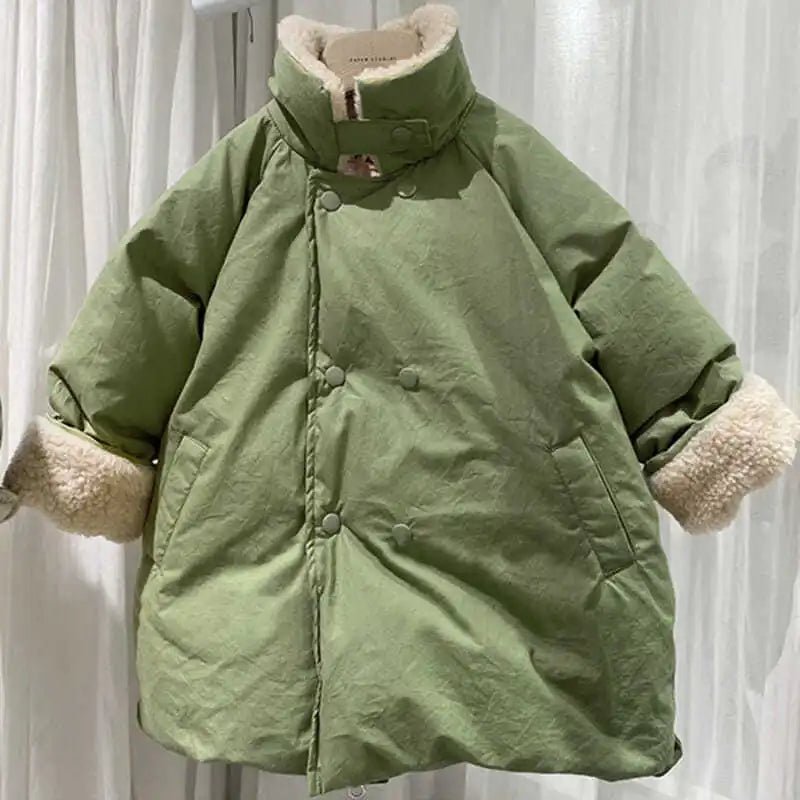 Cozy Wool Turtle Neck Parka for Kids - JAC