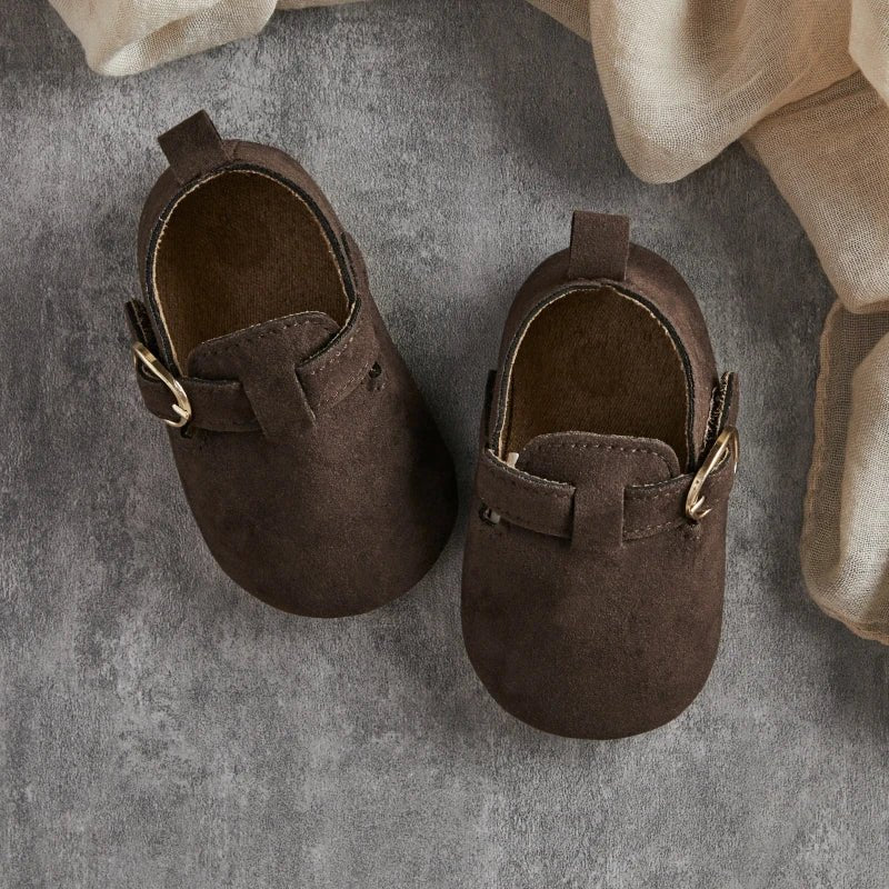 Fashion New Baby Flats Shoes Moccasins Soft Sole Non - slip First Walkers Indoor Outdoor Rubber Toddler Shoes for Girls Boys - JAC