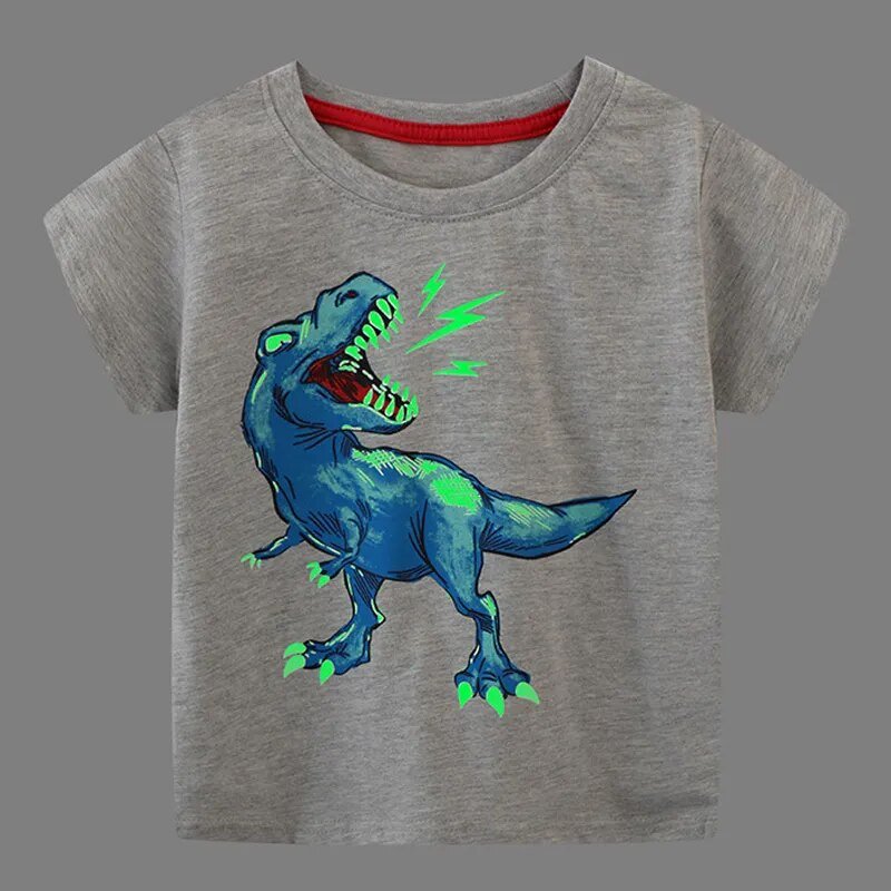 Glow - in - the - Dark Dino Tee for Boys - JAC