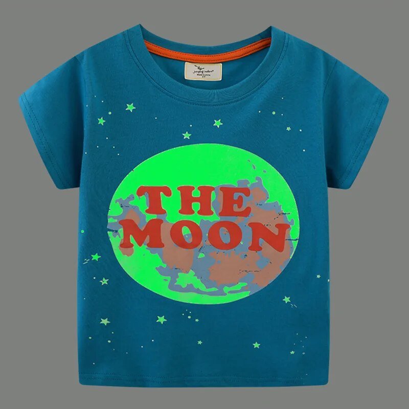 Glow - in - the - Dark Dino Tee for Boys - JAC