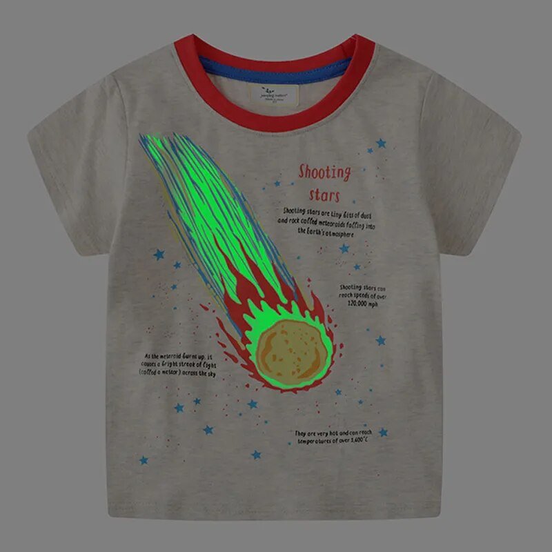 Glow - in - the - Dark Dino Tee for Boys - JAC