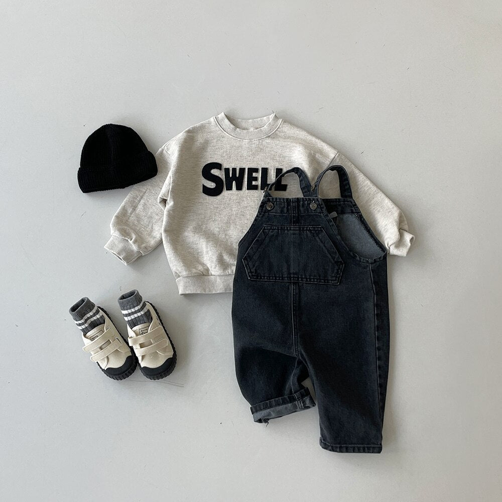 Grey Tracksuit Set for Kids (6M - 5Y) - JAC