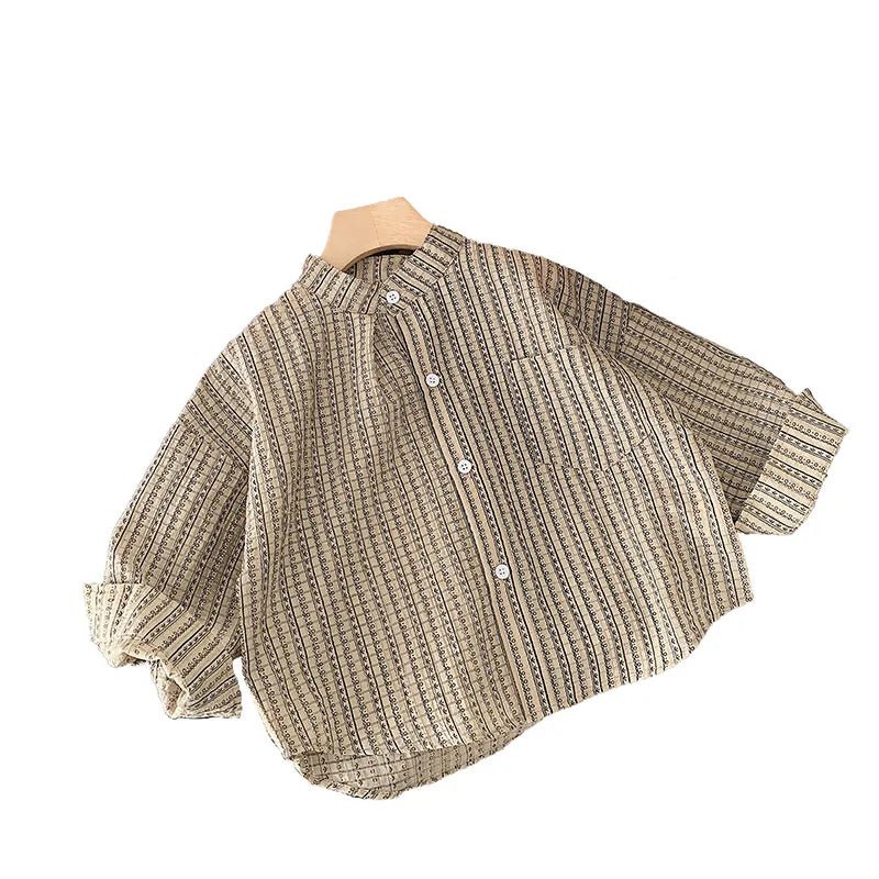 Kids Casual Handsome Stripe Shirt for Boys 2 - 7 Years - MILANCEL Spring Collection - JAC