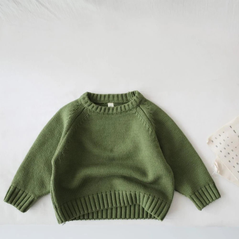 Kids' Colorful Crew Neck Sweater - JAC