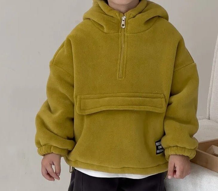 Kids' Cozy Half - Zip Fleece Hoodie - JAC