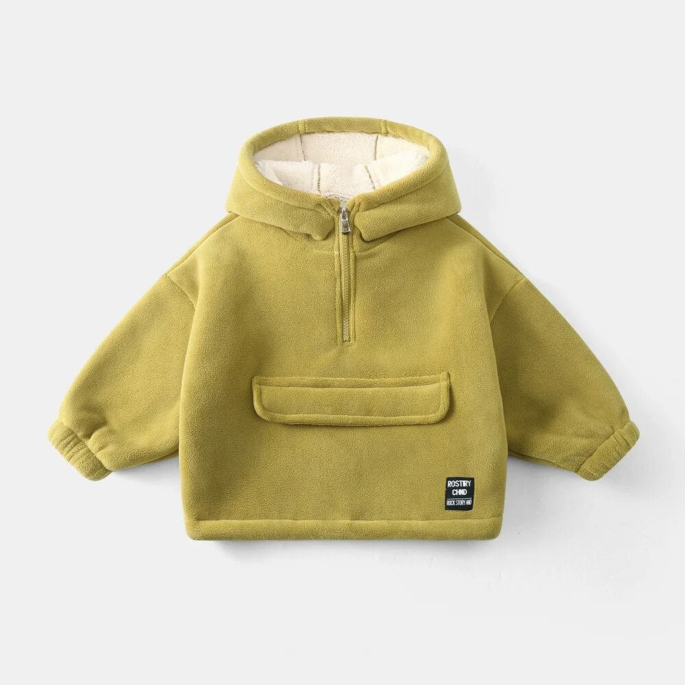 Kids' Cozy Half - Zip Fleece Hoodie - JAC