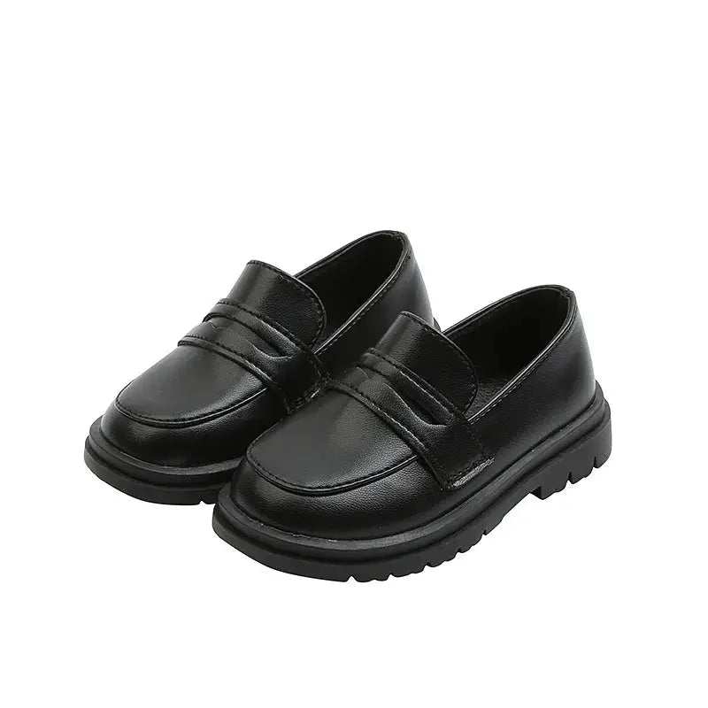 Kids Leather Loafers - Stylish Slip - on Shoes for Boys and Girls - School, Party, Wedding Sneakers - JAC