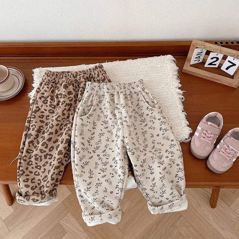 Kids' Winter Fur - Lined Pants by MILANCEL - Cozy Trousers for Cold Weather - JAC