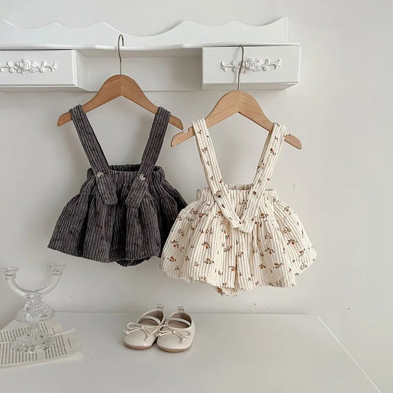 Lace Sleeve Suspender Skirt Set for Girls - JAC