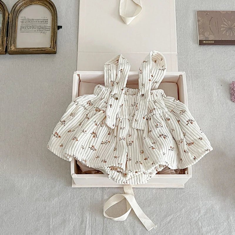 Lace Sleeve Suspender Skirt Set for Girls - JAC