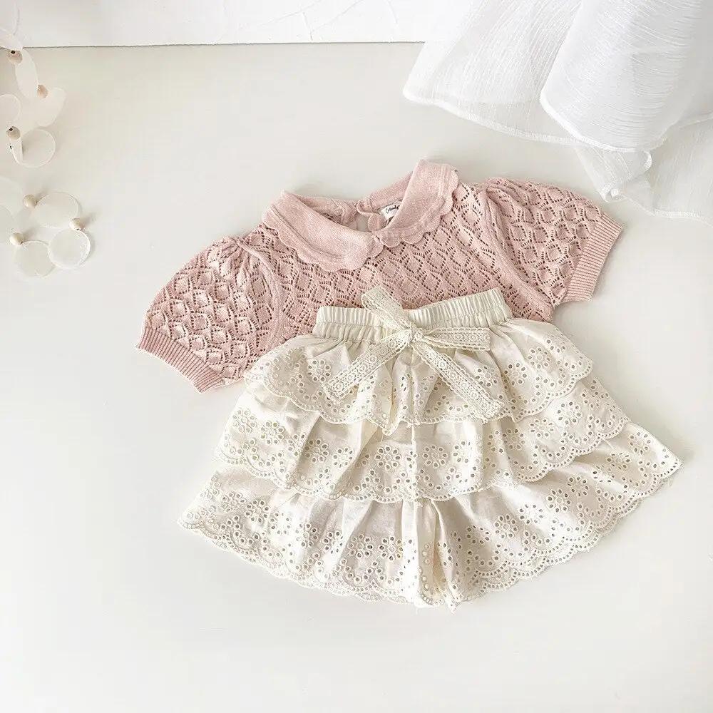 Lacey Vintage Layered Shorts for Girls - JAC
