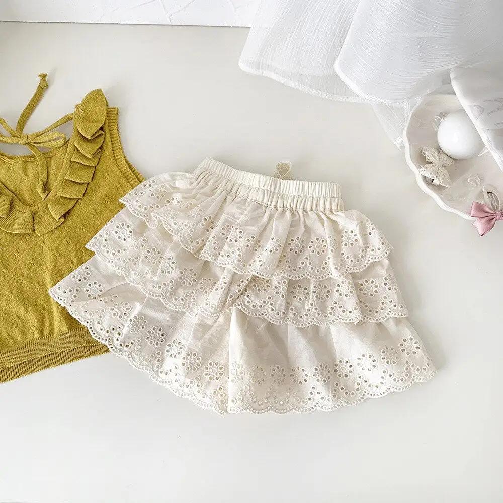 Lacey Vintage Layered Shorts for Girls - JAC