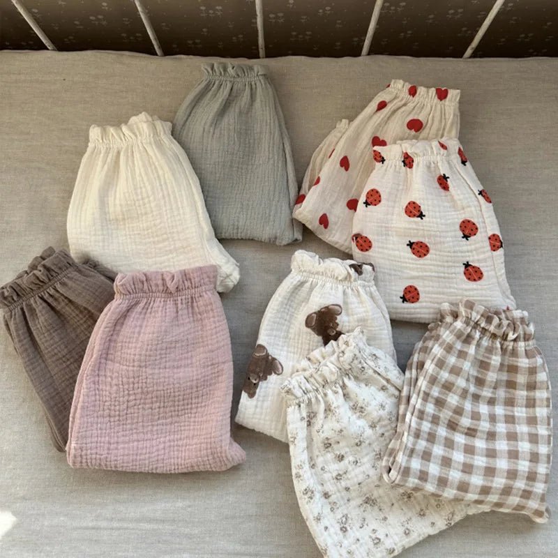 Organic Cotton Patterned Children's Pants - JAC