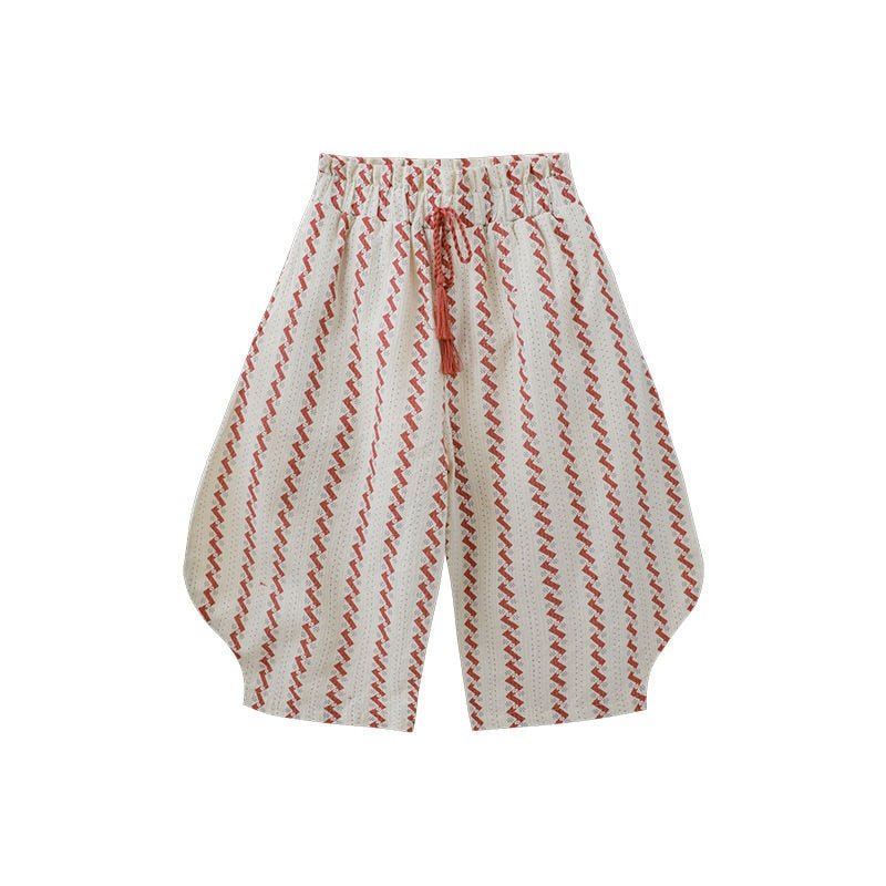 Patterned Baggy Harem Pants for Little Girls - JAC