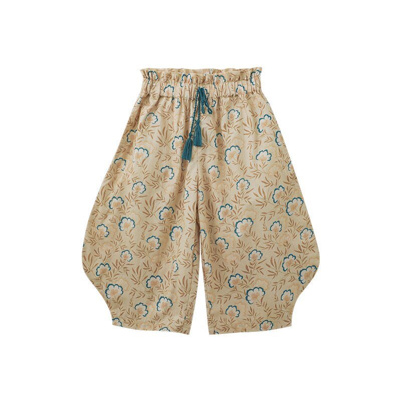 Patterned Baggy Harem Pants for Little Girls - JAC