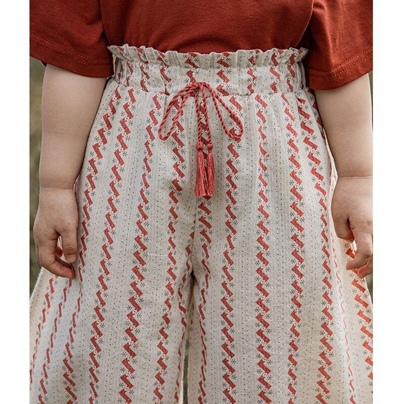 Patterned Baggy Harem Pants for Little Girls - JAC