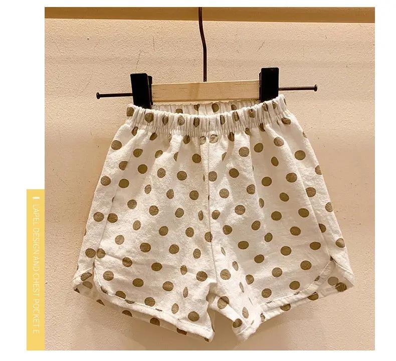 Patterned Linen Baggy Shorts for Boys - JAC