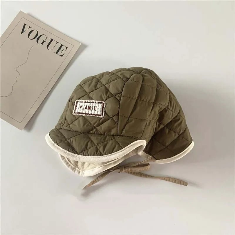 Quilted Fleece Lined Winter Hat for Kids - JAC