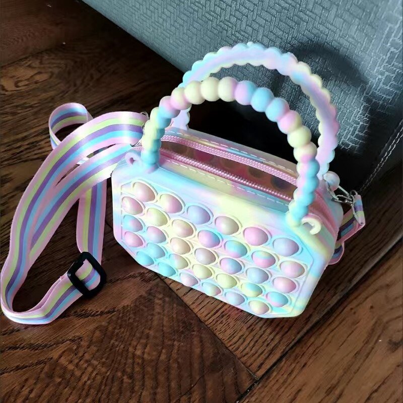 Sensory Pop Bubble Coin Pouch Crossbody Bag for Kids - JAC