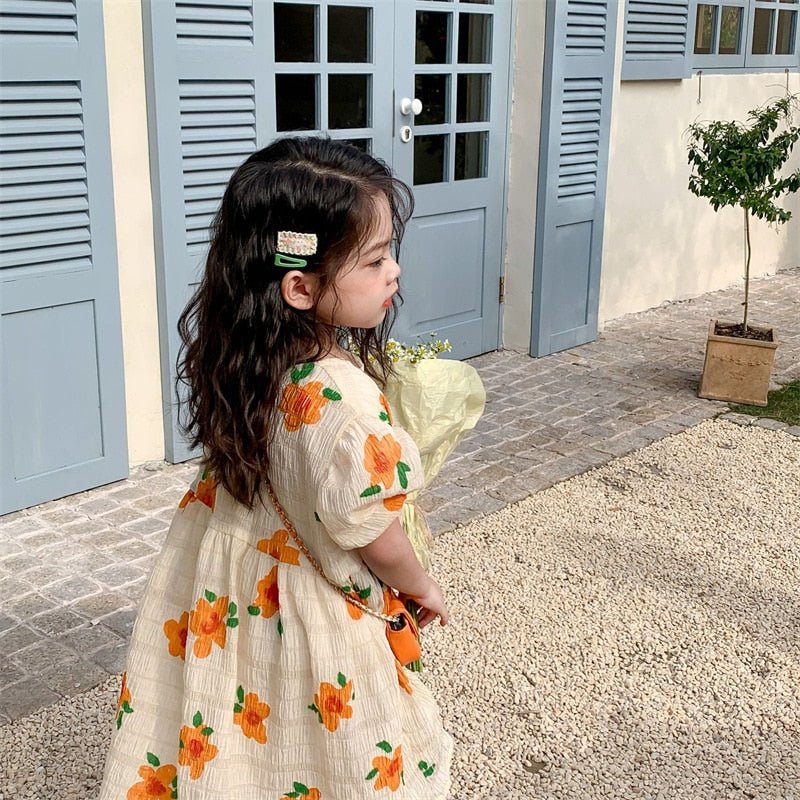 Summer Blossom Maxi Dress for Girls, Breathable and Stylish - JAC