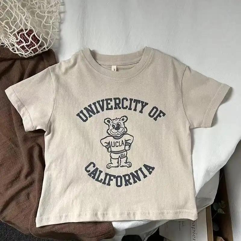 University Inspired Oversized Cartoon Tshirt for Kids - JAC