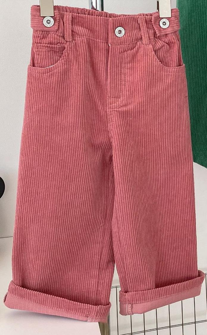 Wide Leg Corduroy Pants for Kids - JAC