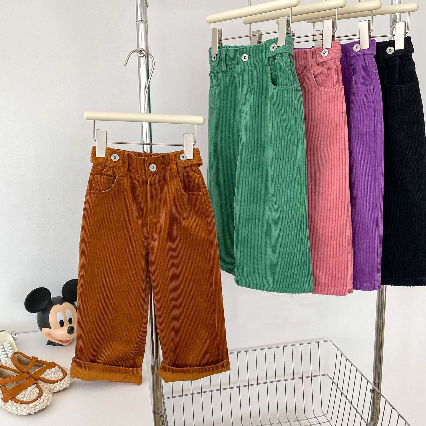 Wide Leg Corduroy Pants for Kids - JAC