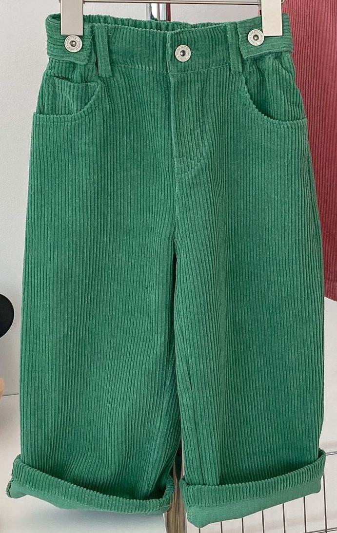 Wide Leg Corduroy Pants for Kids - JAC