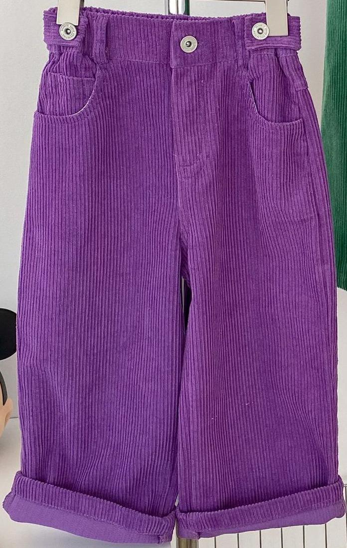 Wide Leg Corduroy Pants for Kids - JAC